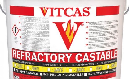 El hormigón refractario es un material de construcción moderno.