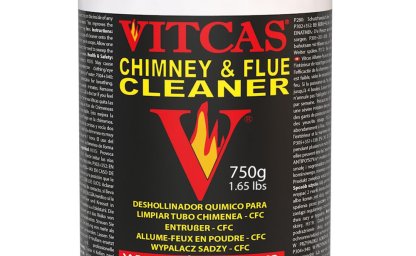 Chimney cleaning powder for trouble-free chimney operation