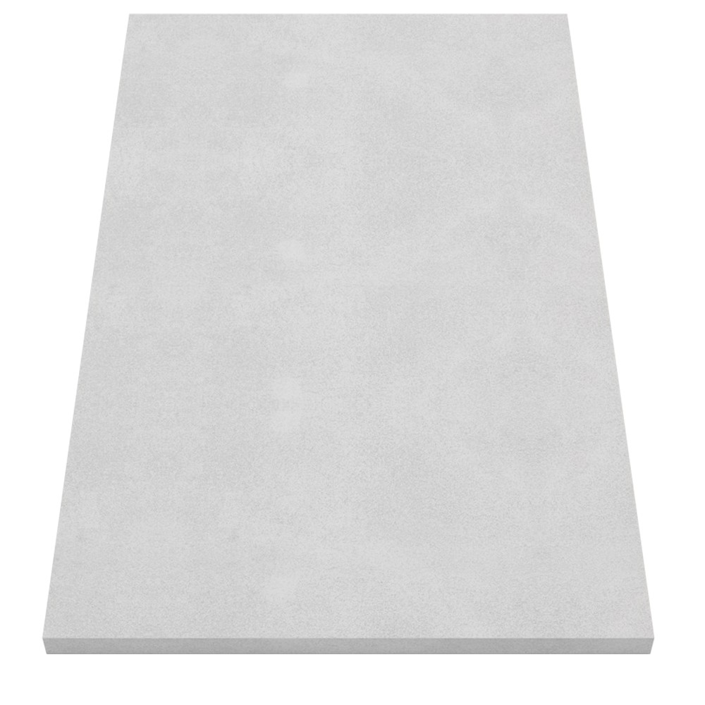 Light-coloured Vitcas CS board for specified fireplace construction