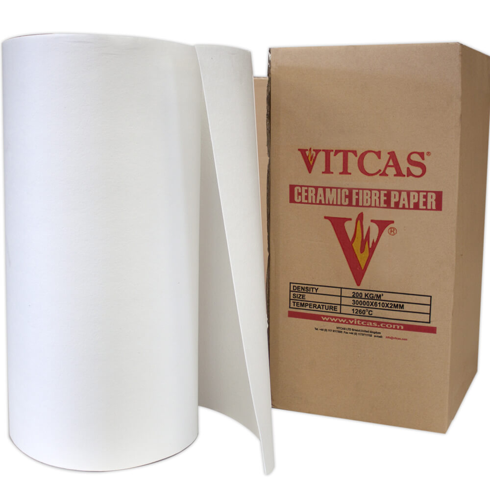 Ceramic Fibre Paper: A Thin Interlayer Has a Specific Role Vitcas ceramic fibre paper for suitable thin layers